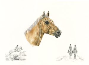Palomino Pony portrait